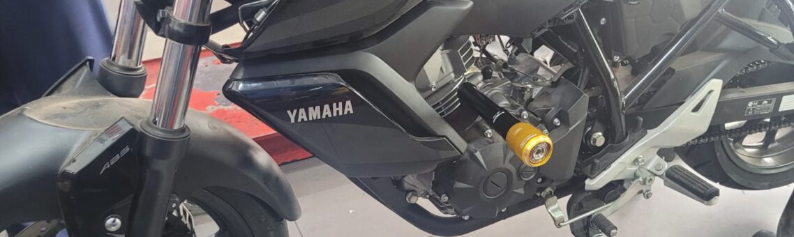 Como funciona os sliders para motos de 150cc e 160cc